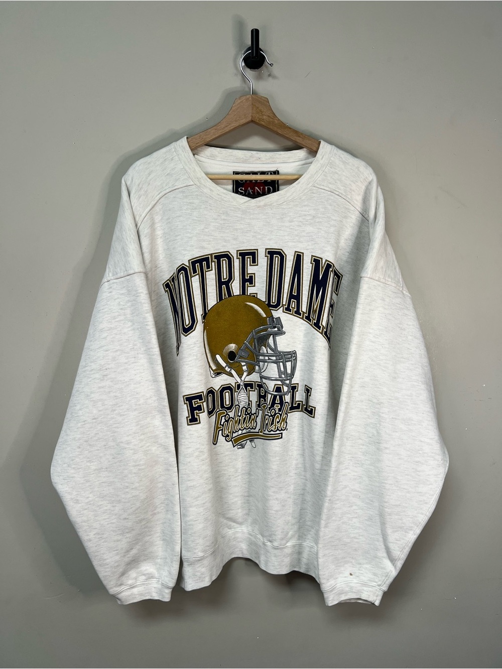 Vtg Notre Dame Football Crewneck